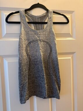 Gray Ombre Lululemon Swiftly Tank